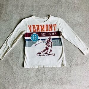 Peek Boys Vermont Ski Camp Graphic Long Sleeved T-Shirt